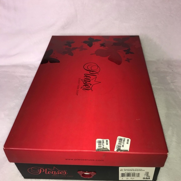 Pleaser Sequins/Chrome Boots - Picture 6 of 6